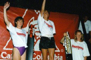 Toni Neville wins World Cup Slalom, Susie Graham 2nd, Emma sheers 3rd