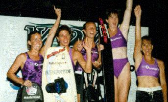 Team Overton's celebrate their Twin Lakes, NY Tour Stop Win